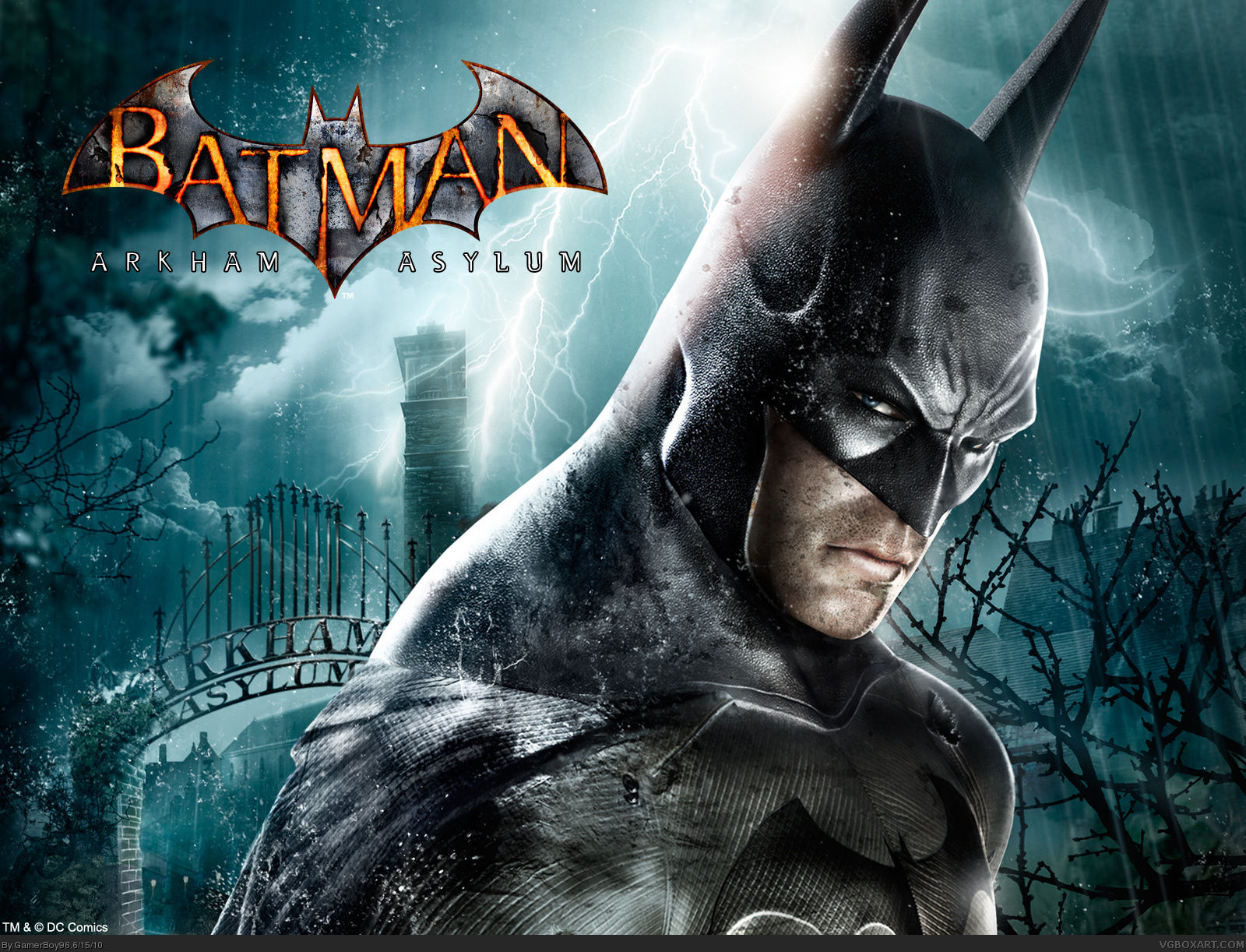 Batman Arkham Asylum 2 box cover