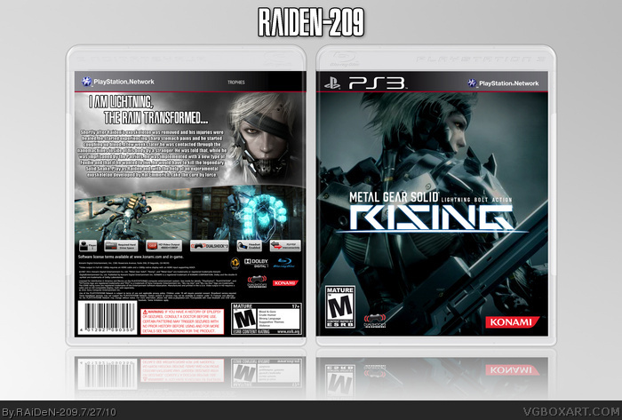 Metal Gear Solid Rising box art cover