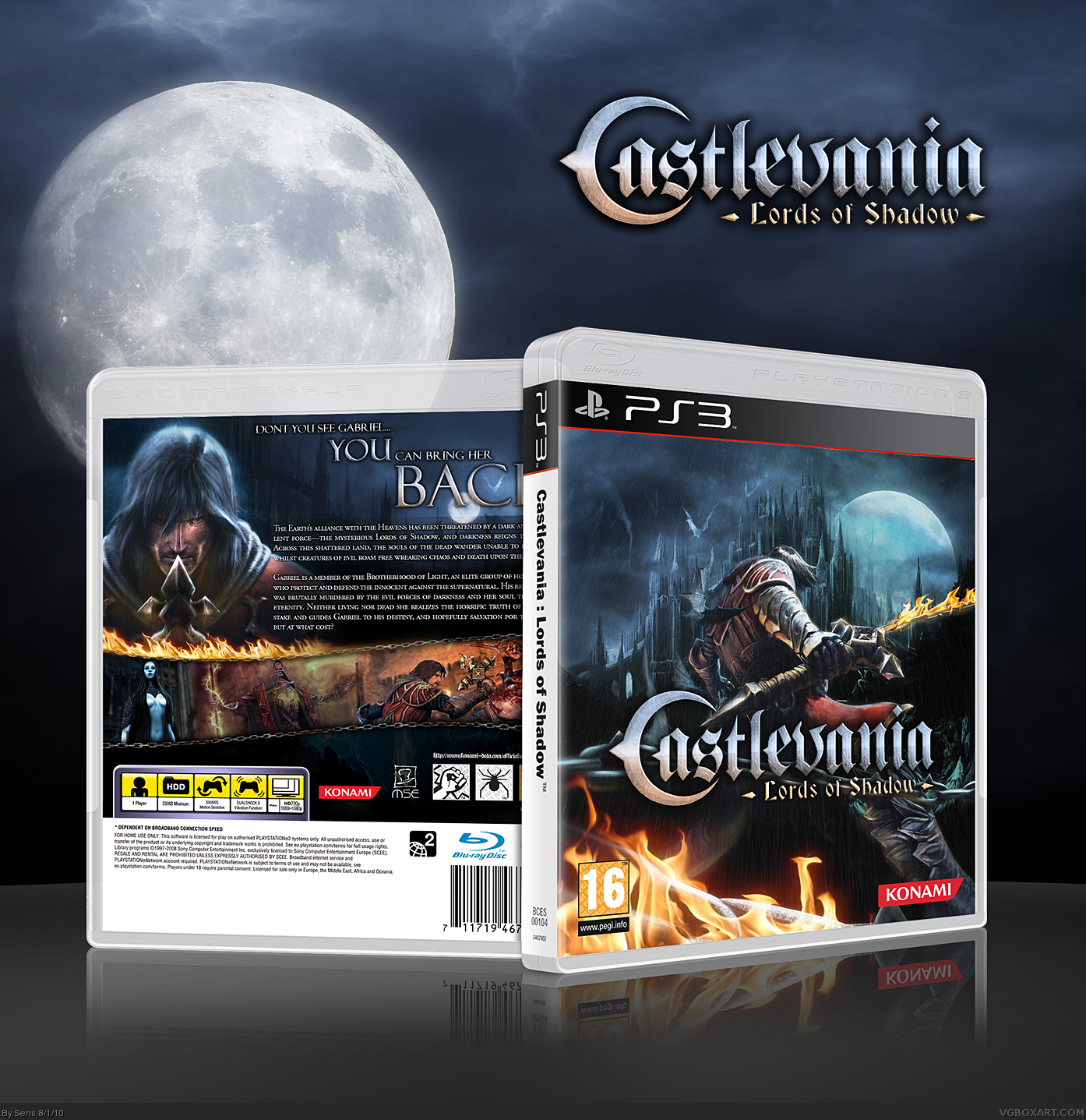 Castlevania : Lords of Shadow box cover
