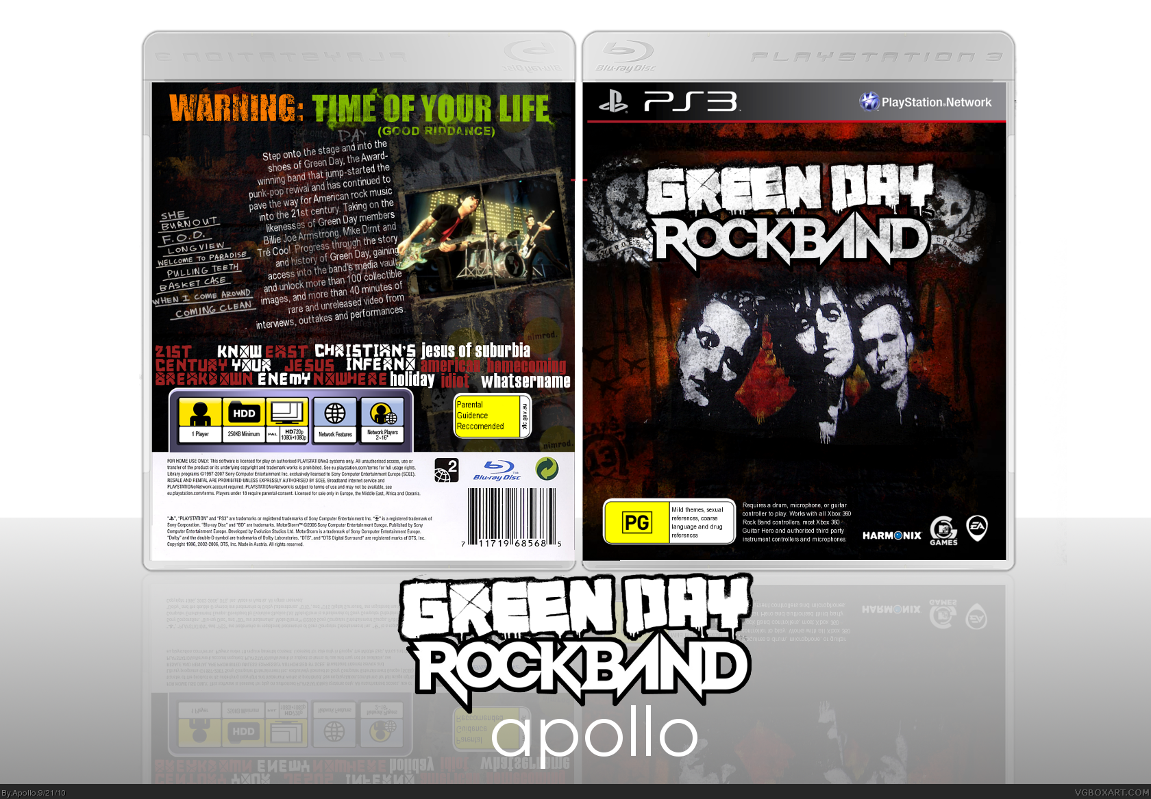 Green Day: Rock Band box cover