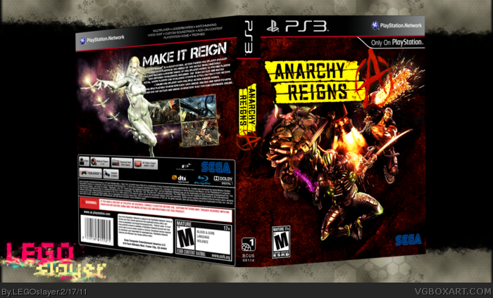Anarchy Reigns box art cover