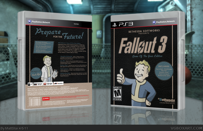 Fallout 3: Game of the Year Edition box art cover