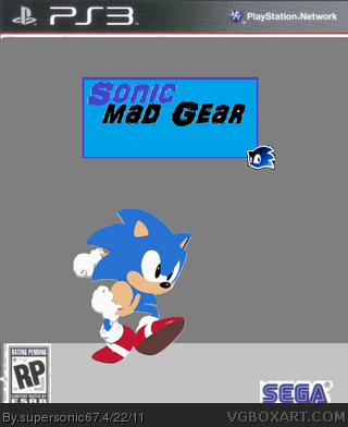 Sonic mad gear box art cover
