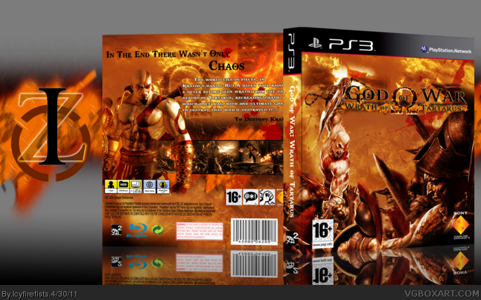 God of War: Wrath of Tartarus box art cover