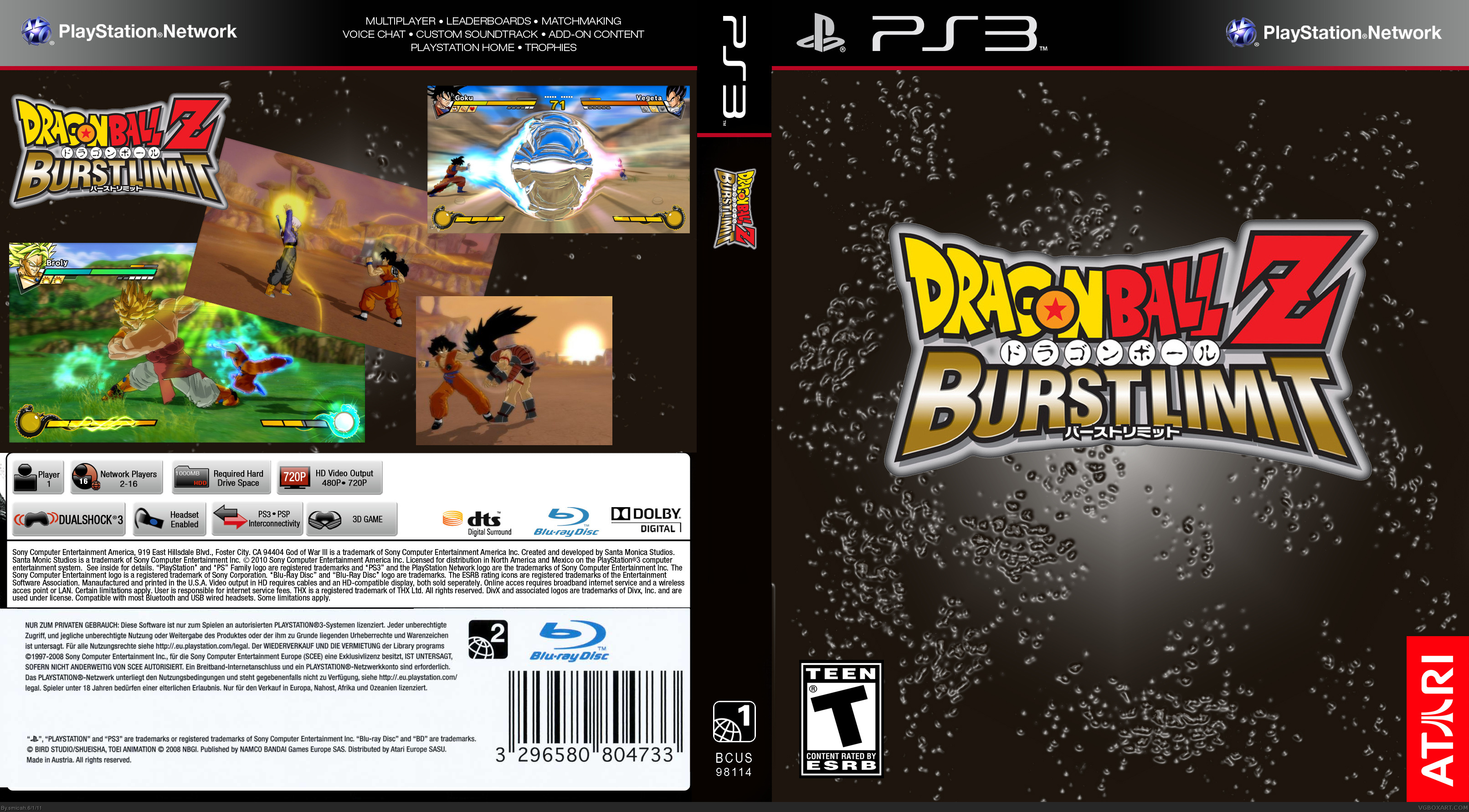Dragon Ball Z: Burst Limit box cover