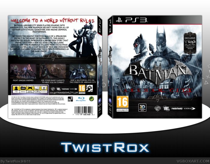 Batman: Arkham City box art cover