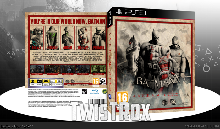 Batman: Arkham City box art cover