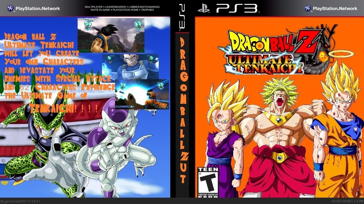 Dragon Ball Z Ultimate Tenkaichi by Gorance2000 box cover