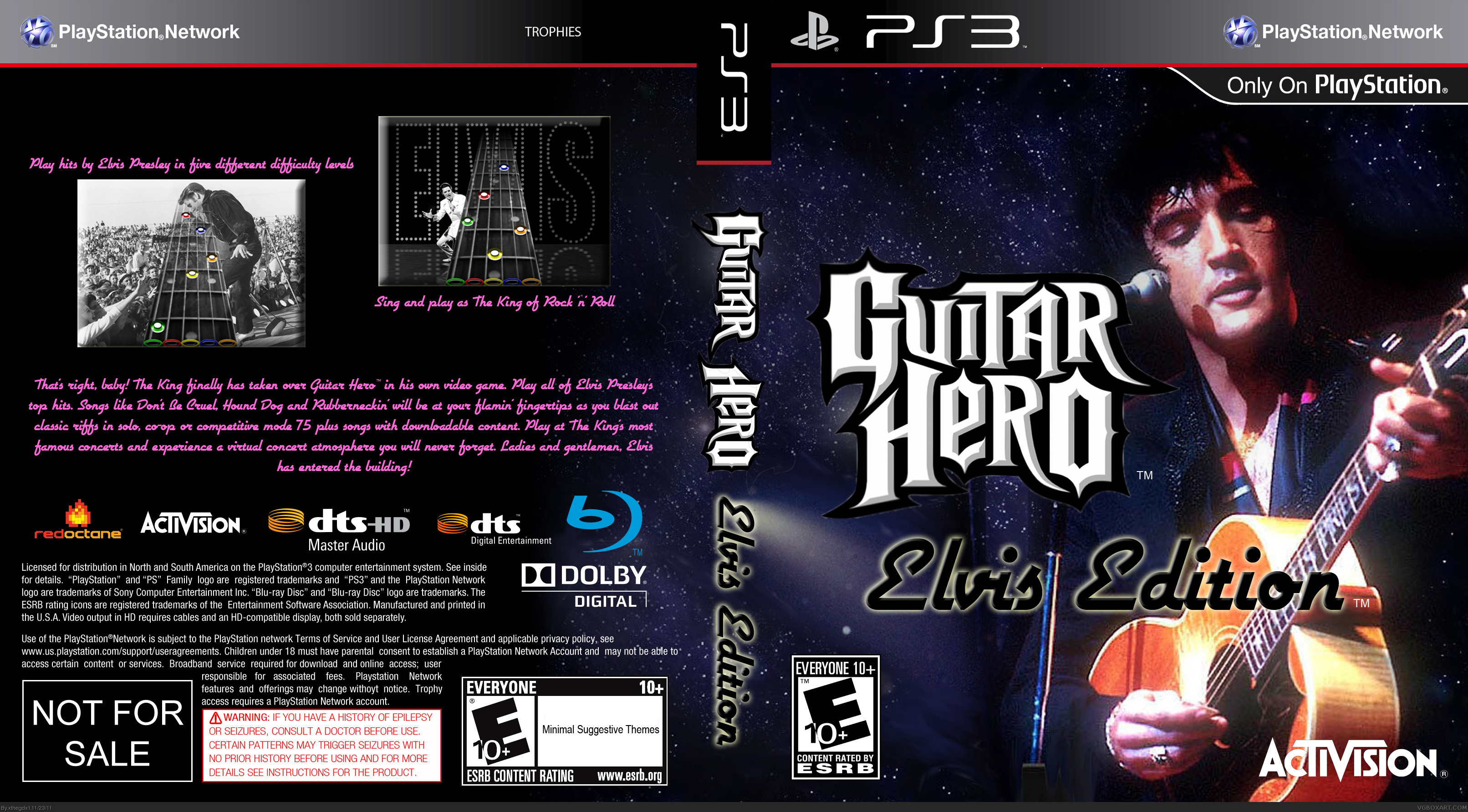 Guitar Hero Elvis Edition box cover