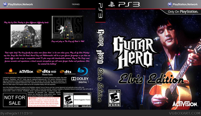 Guitar Hero Elvis Edition box art cover