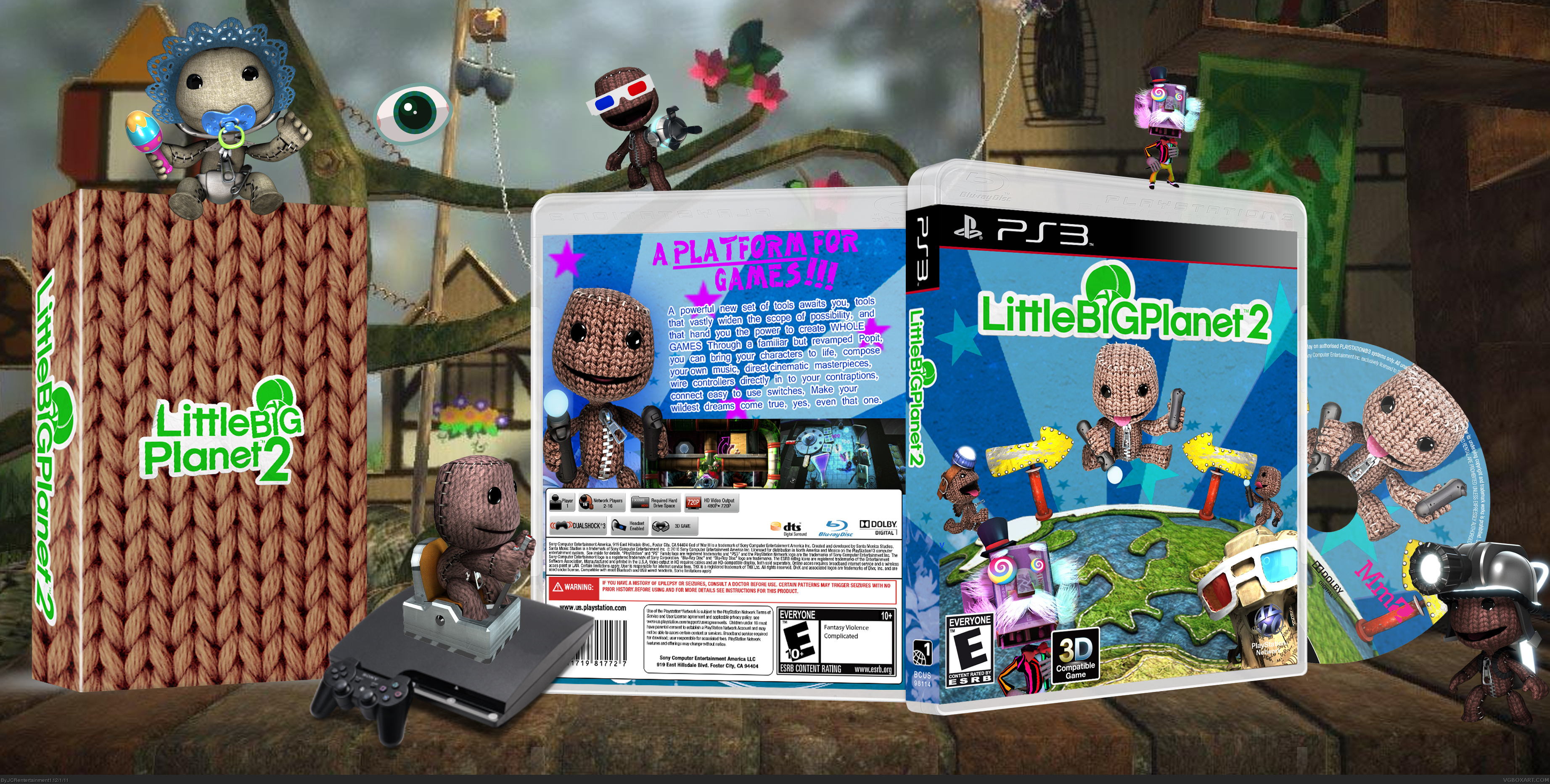 Little Big Planet 2 box cover