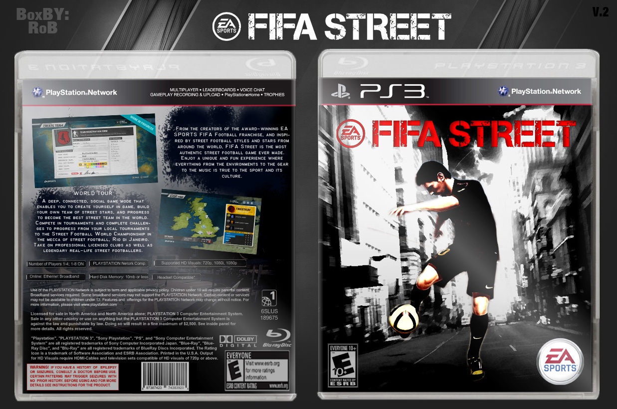 FIFA Street box cover