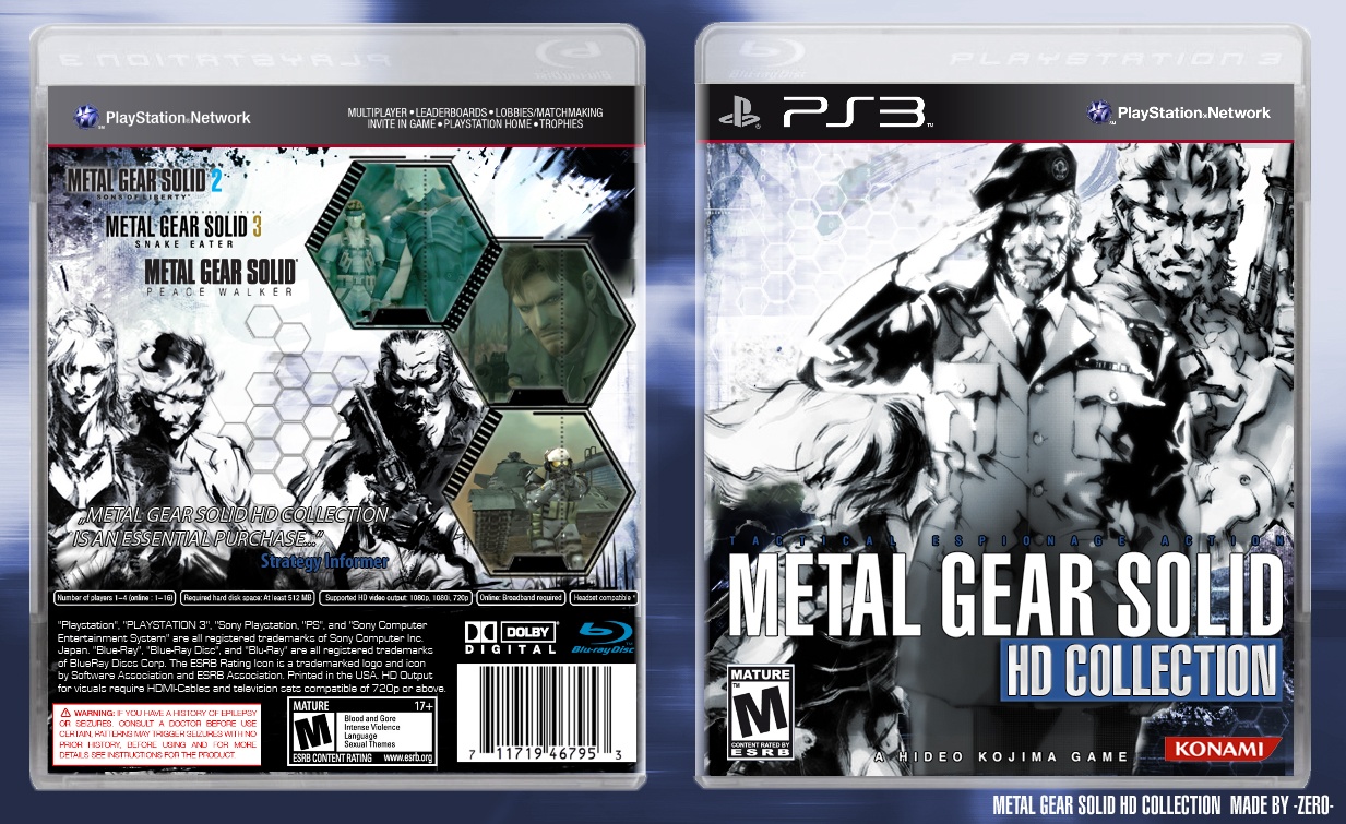 Metal Gear Solid HD Collection box cover