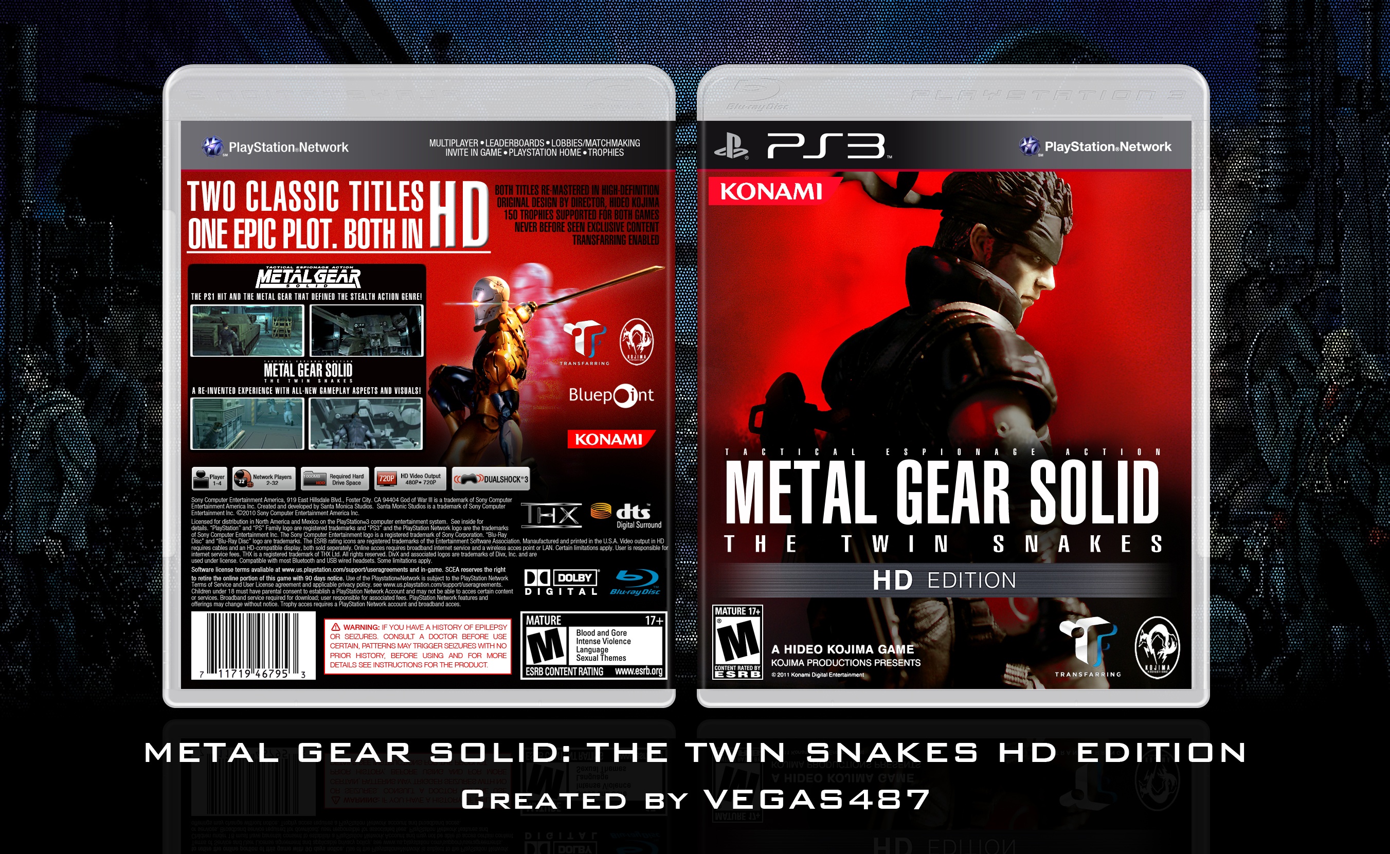 Metal Gear Solid: The Twin Snakes HD Edition box cover
