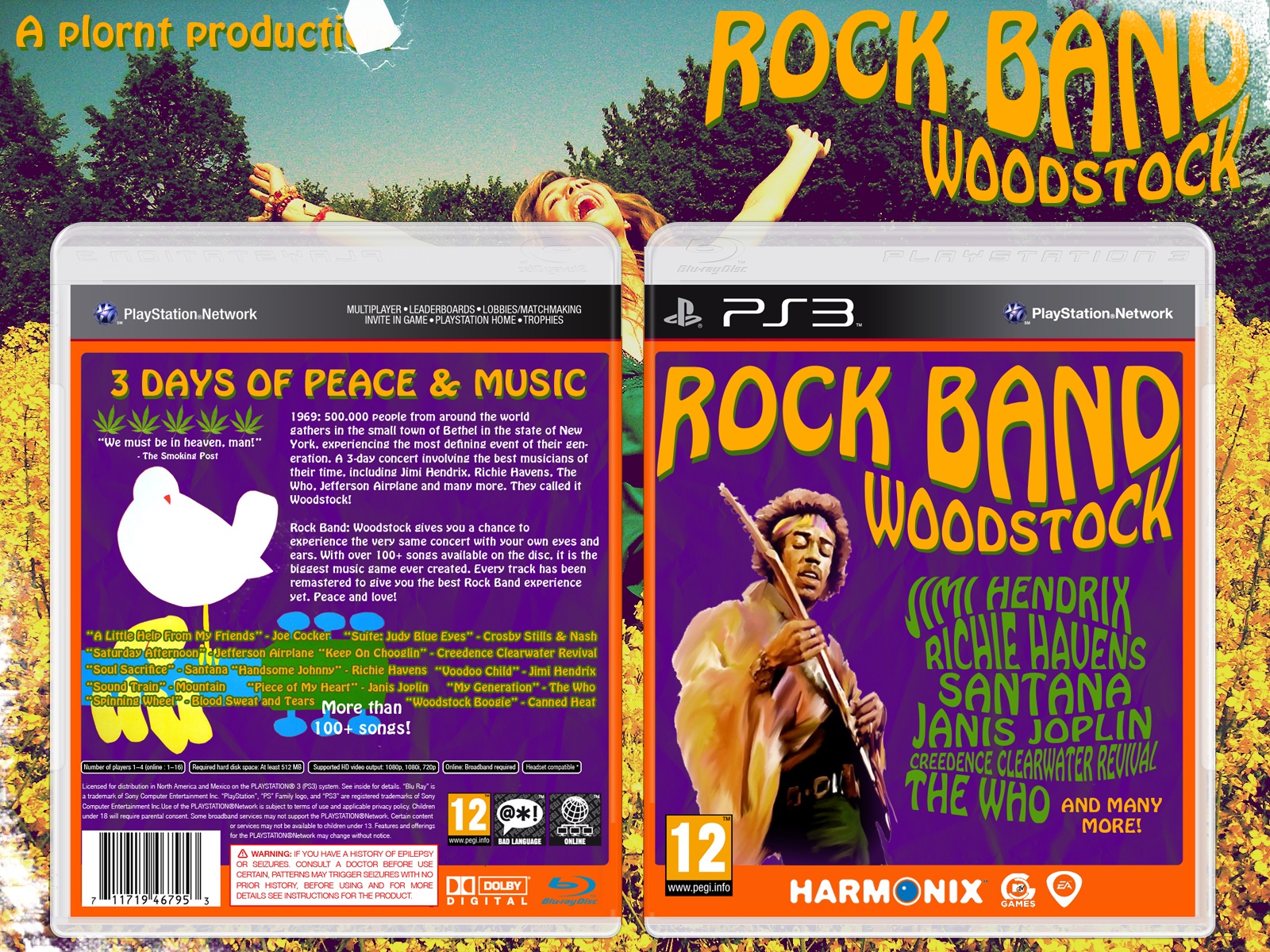 Rock Band: Woodstock box cover