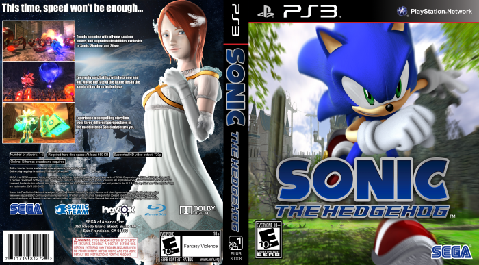 Sonic The Hedgehog (2006) box art cover