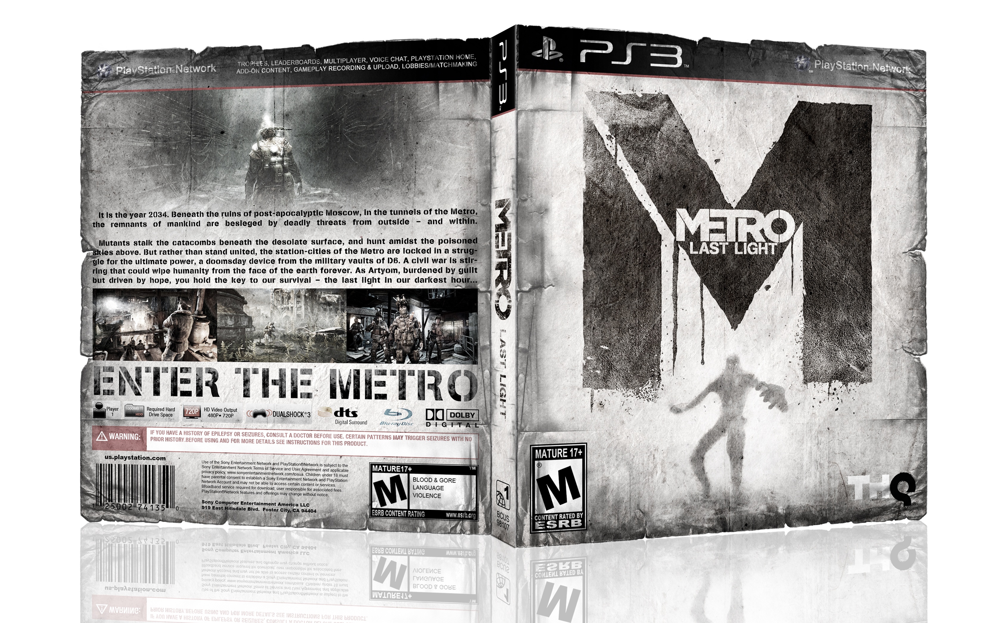Metro: Last Light box cover