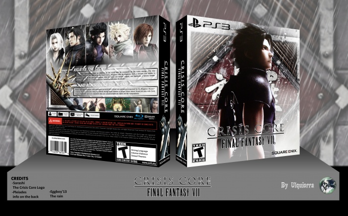 Crisis Core [Final Fantasy VII] box art cover