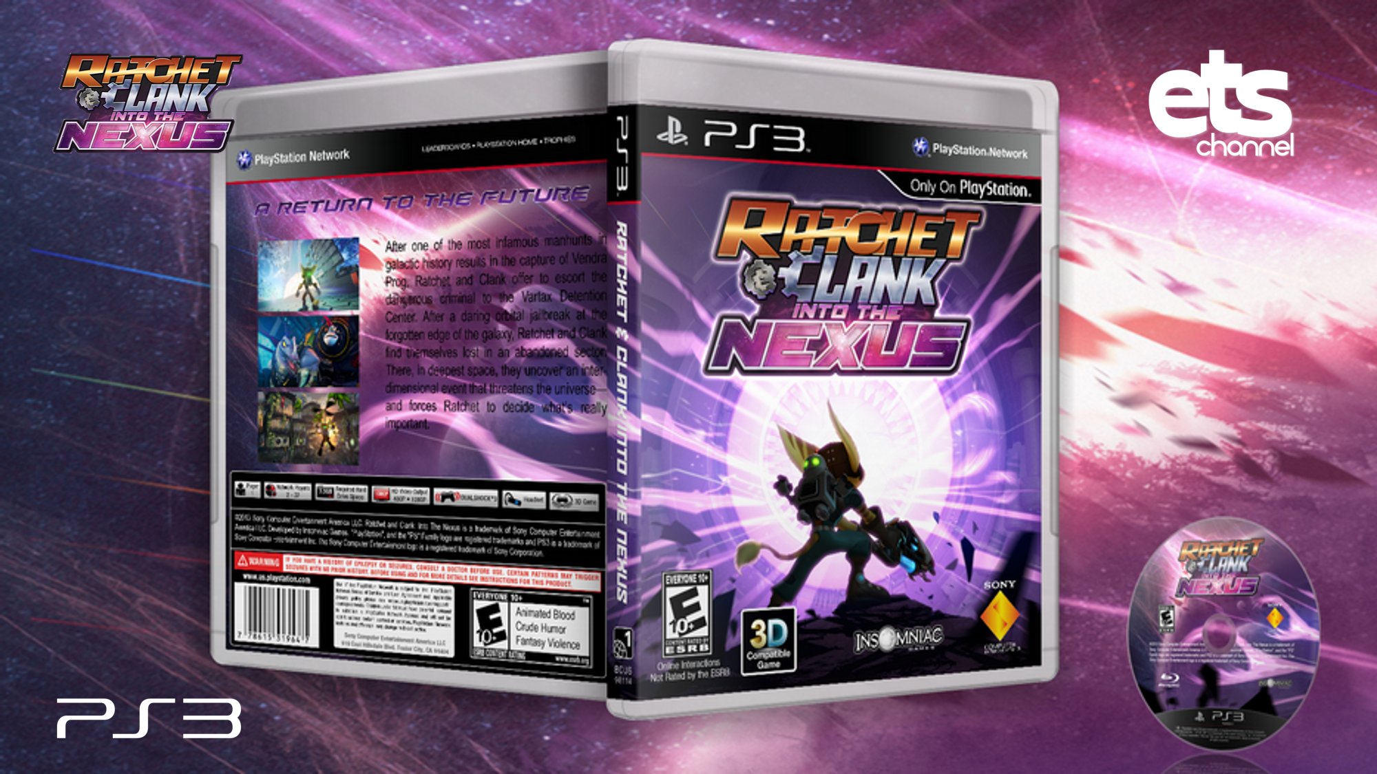 Ratchet & Clank: Into The Nexus box cover