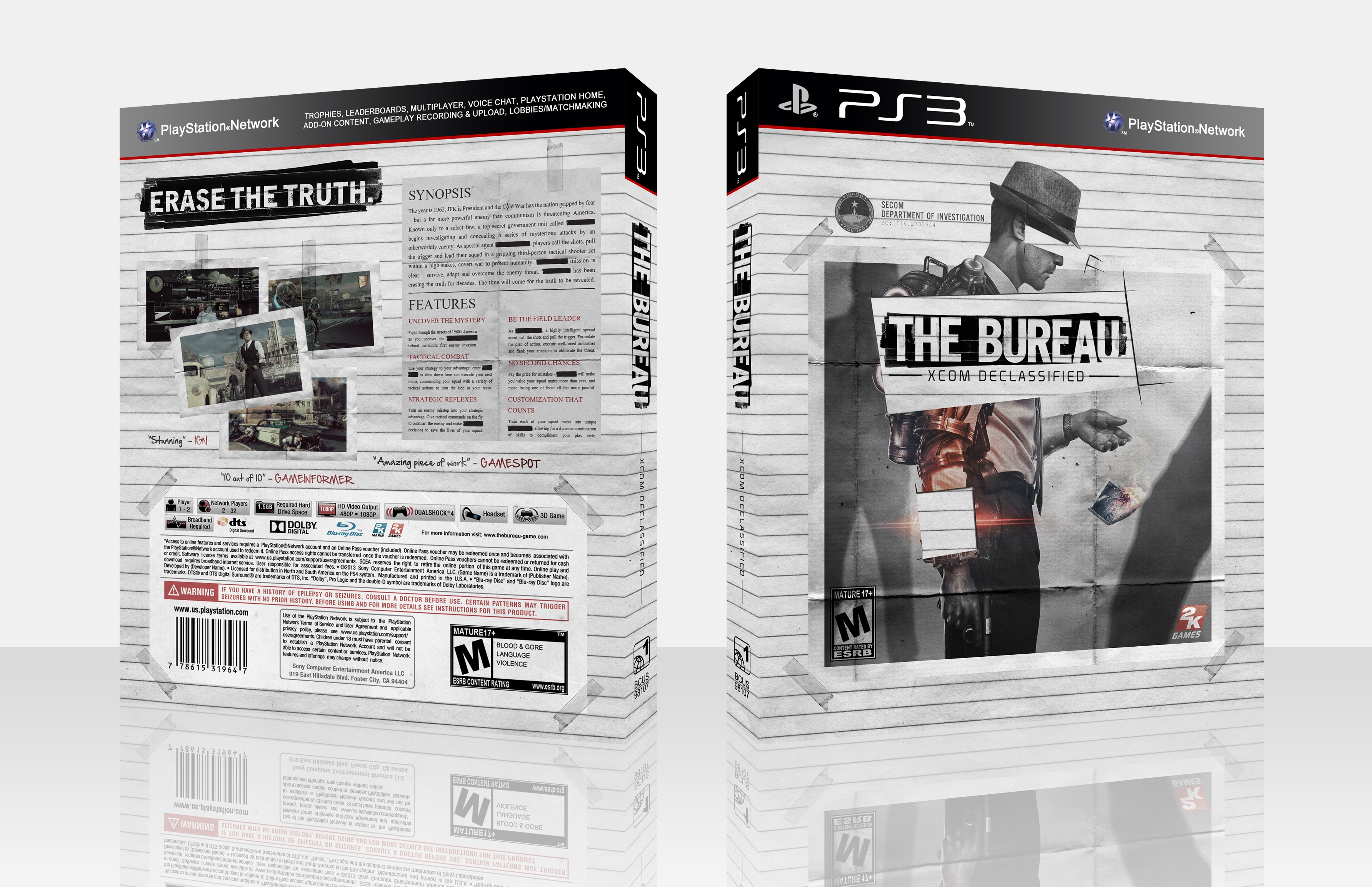 The Bureau: XCOM Declassified box cover