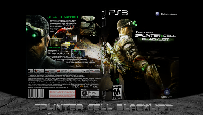 Splinter Cell Blacklist box art cover