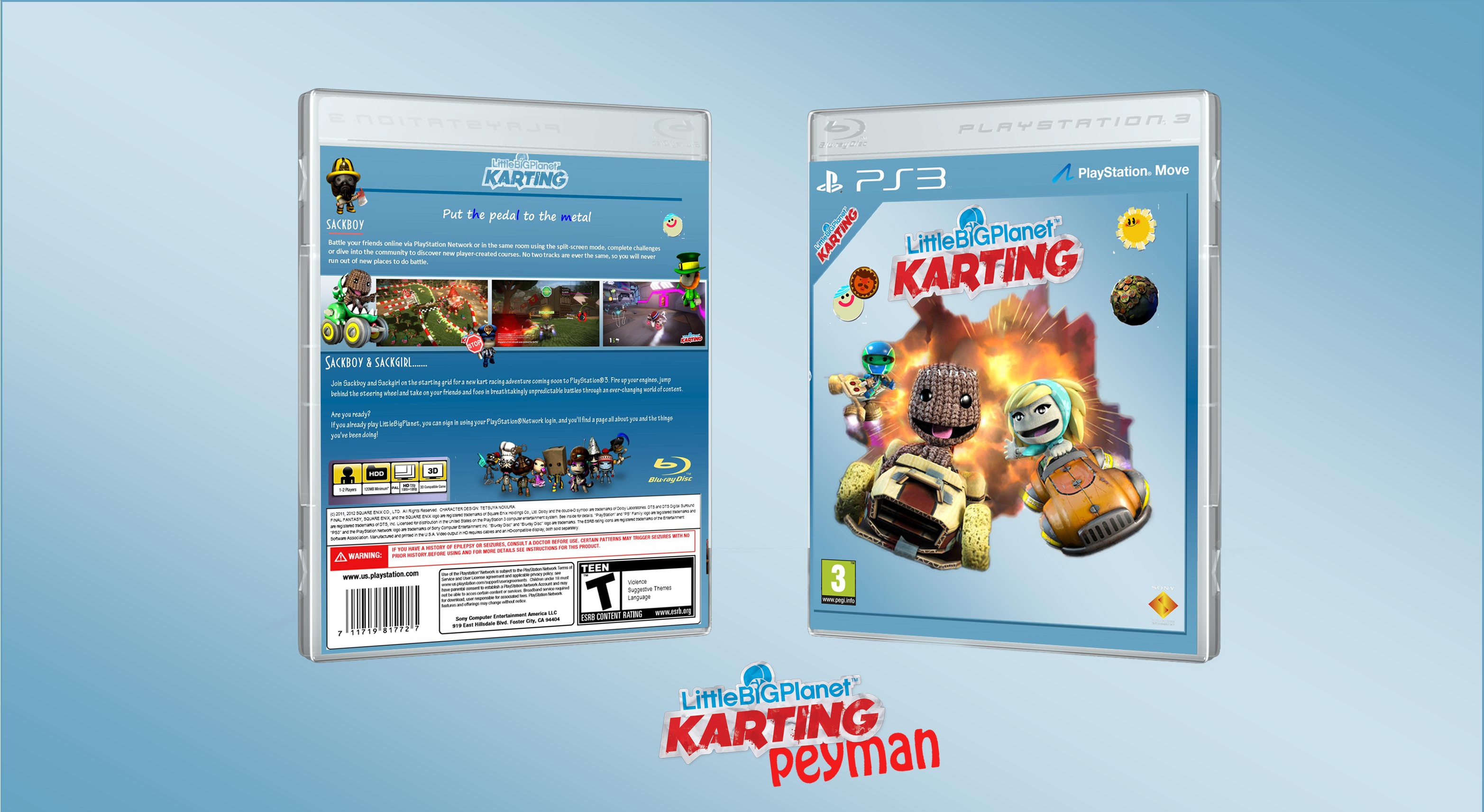 little big planet karting box cover