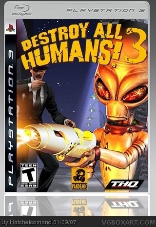 Destroy All Humans 3 box cover