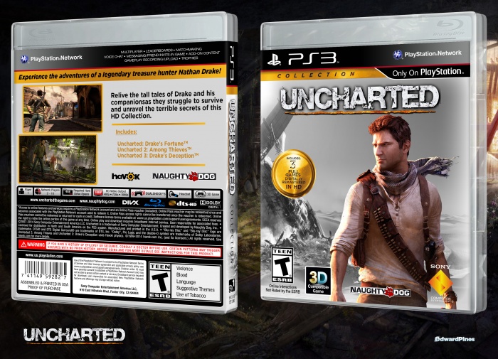 Uncharted HD Collection box art cover