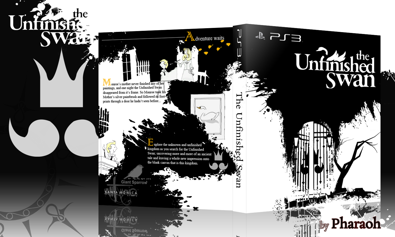 The Unfinished Swan box cover