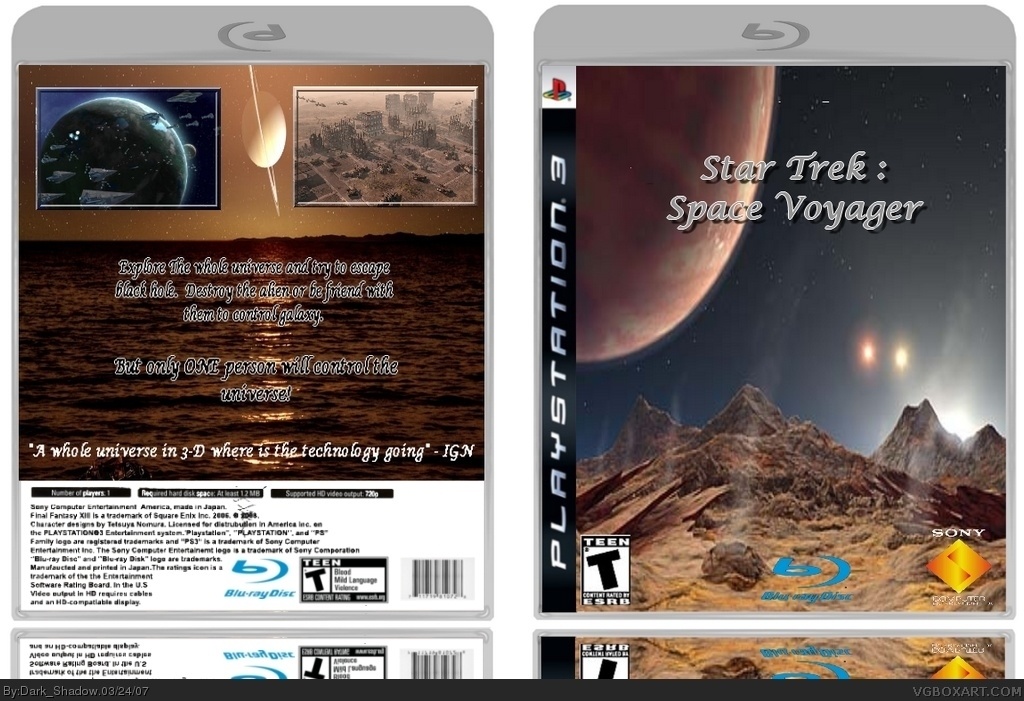 star trek box cover