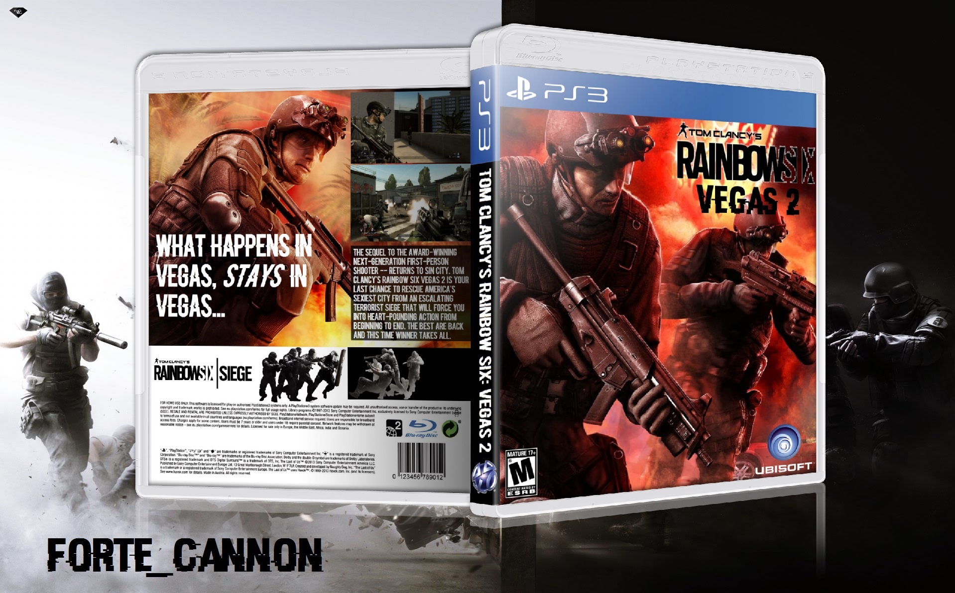 Tom Clancy's Rainbow Six Vegas 2 box cover