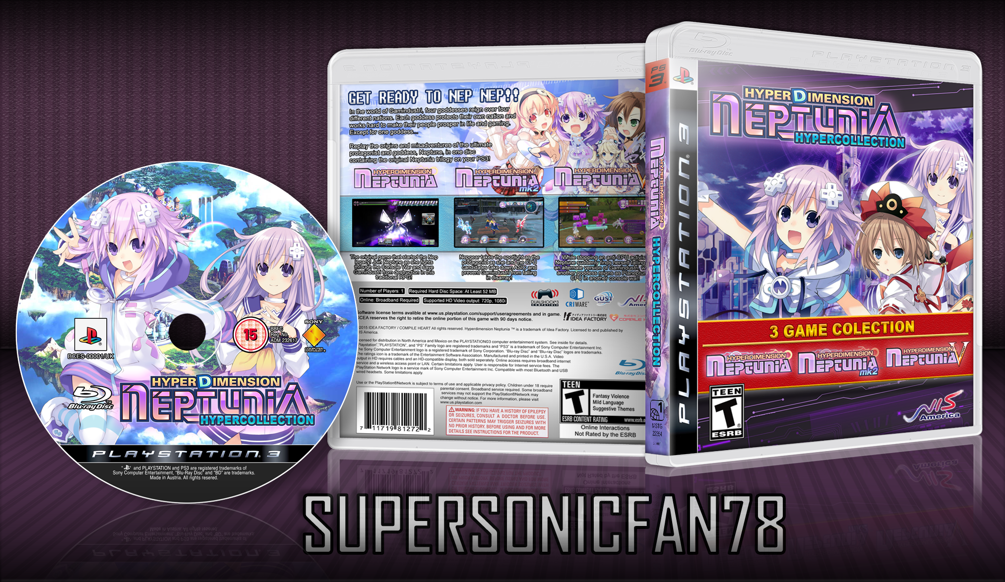 Hyperdimension Neptunia Hypercollection box cover