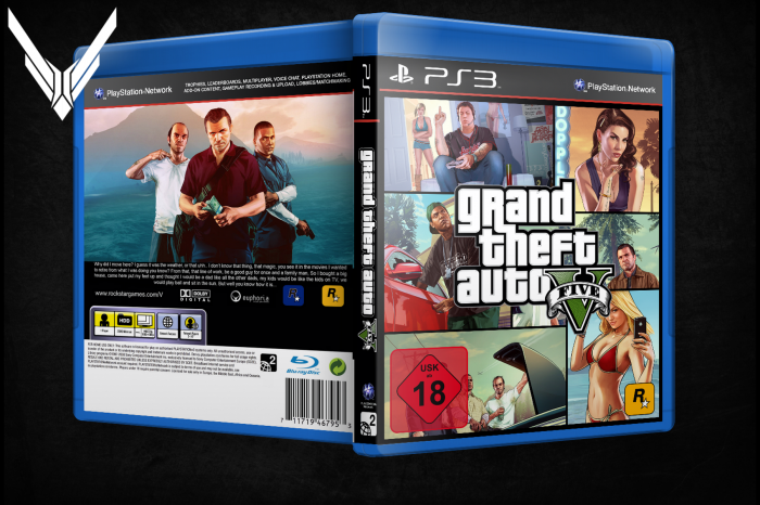 Grand Theft Auto 5 box art cover