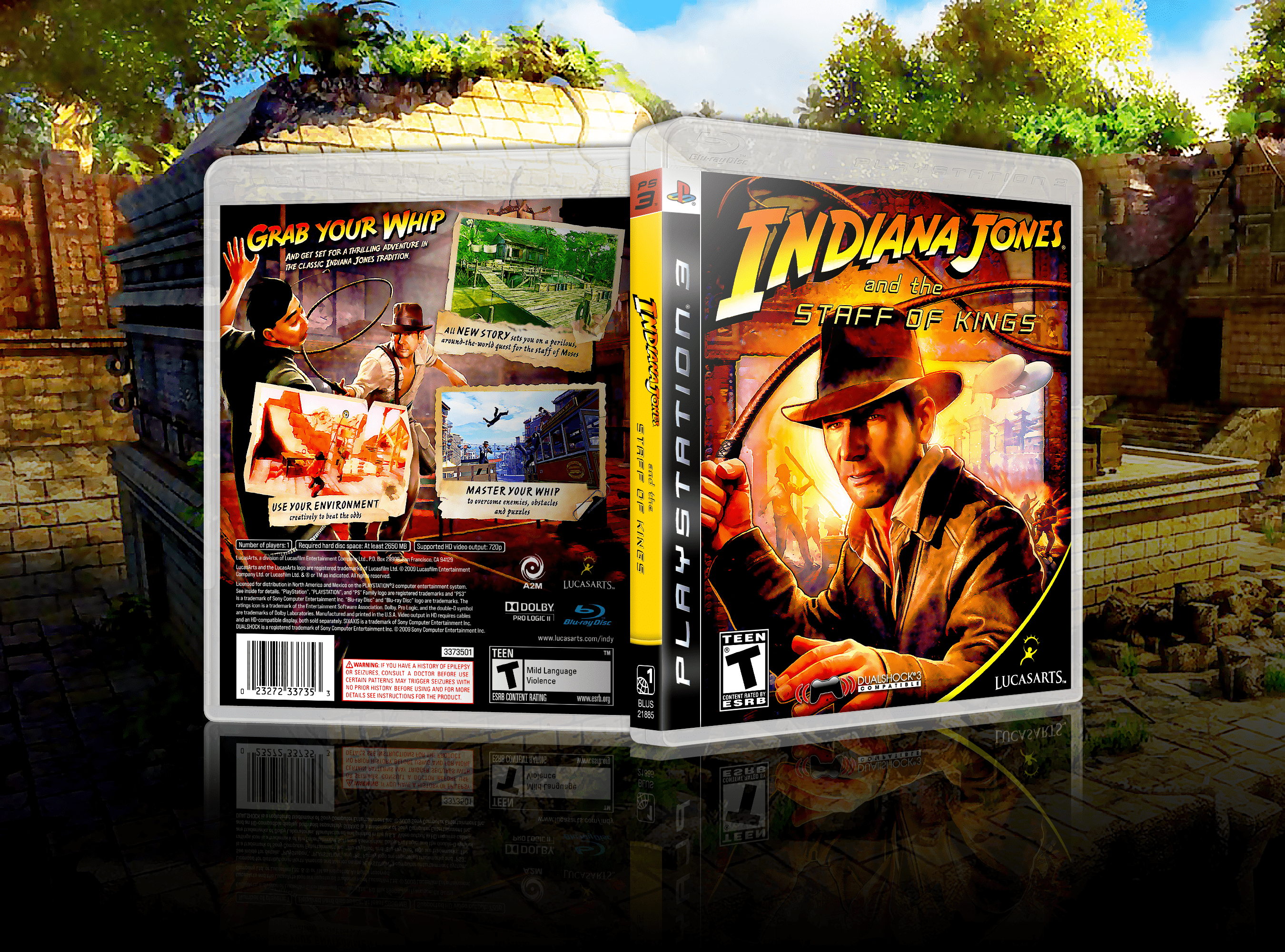 Indiana Jones and the Staff of Kings box cover