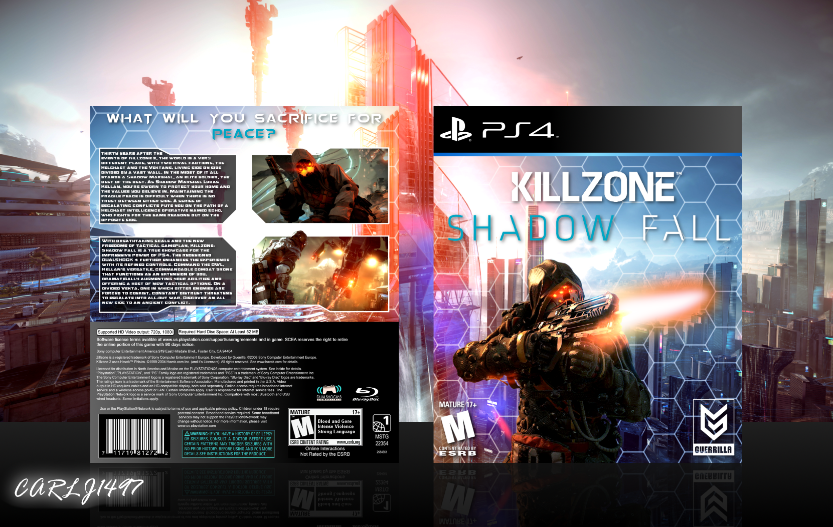 Killzone: Shadow Fall box cover