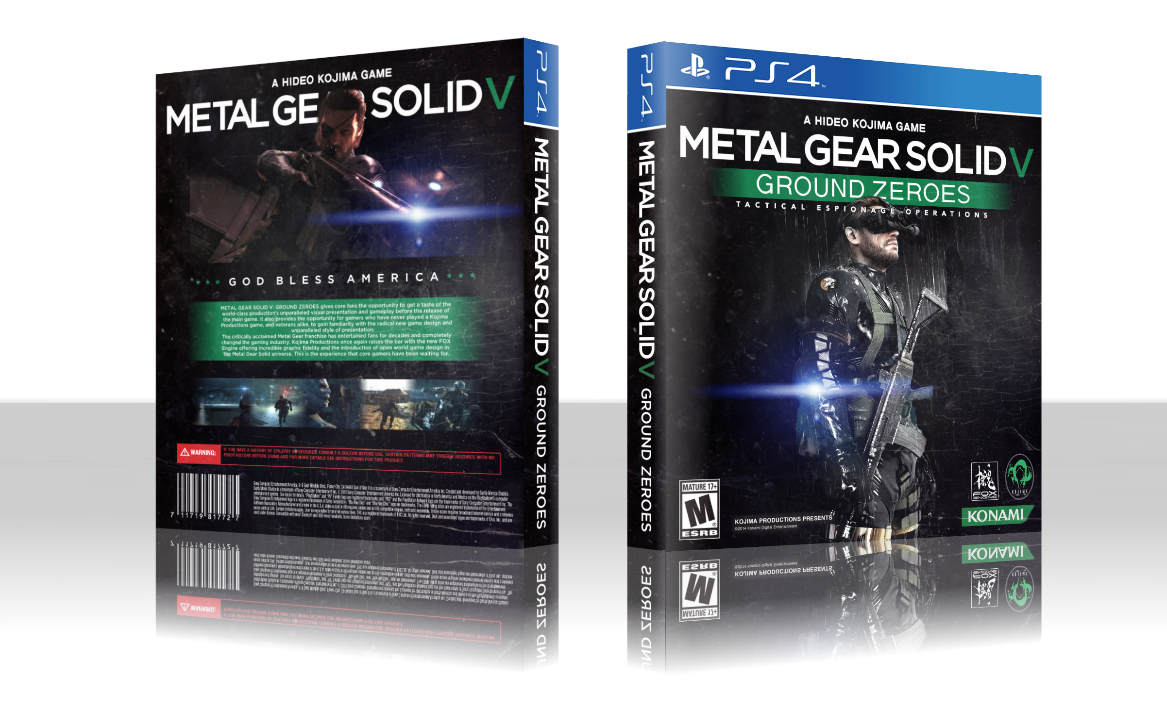 Metal Gear Solid V: Ground Zeroes box cover