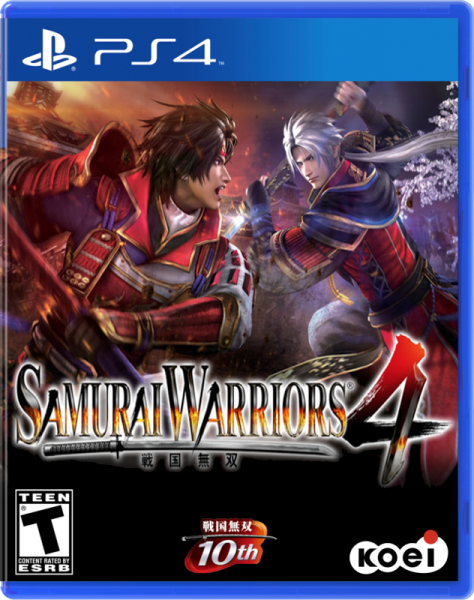 Samurai Warriors 4 - NA PS4 Box Art box cover