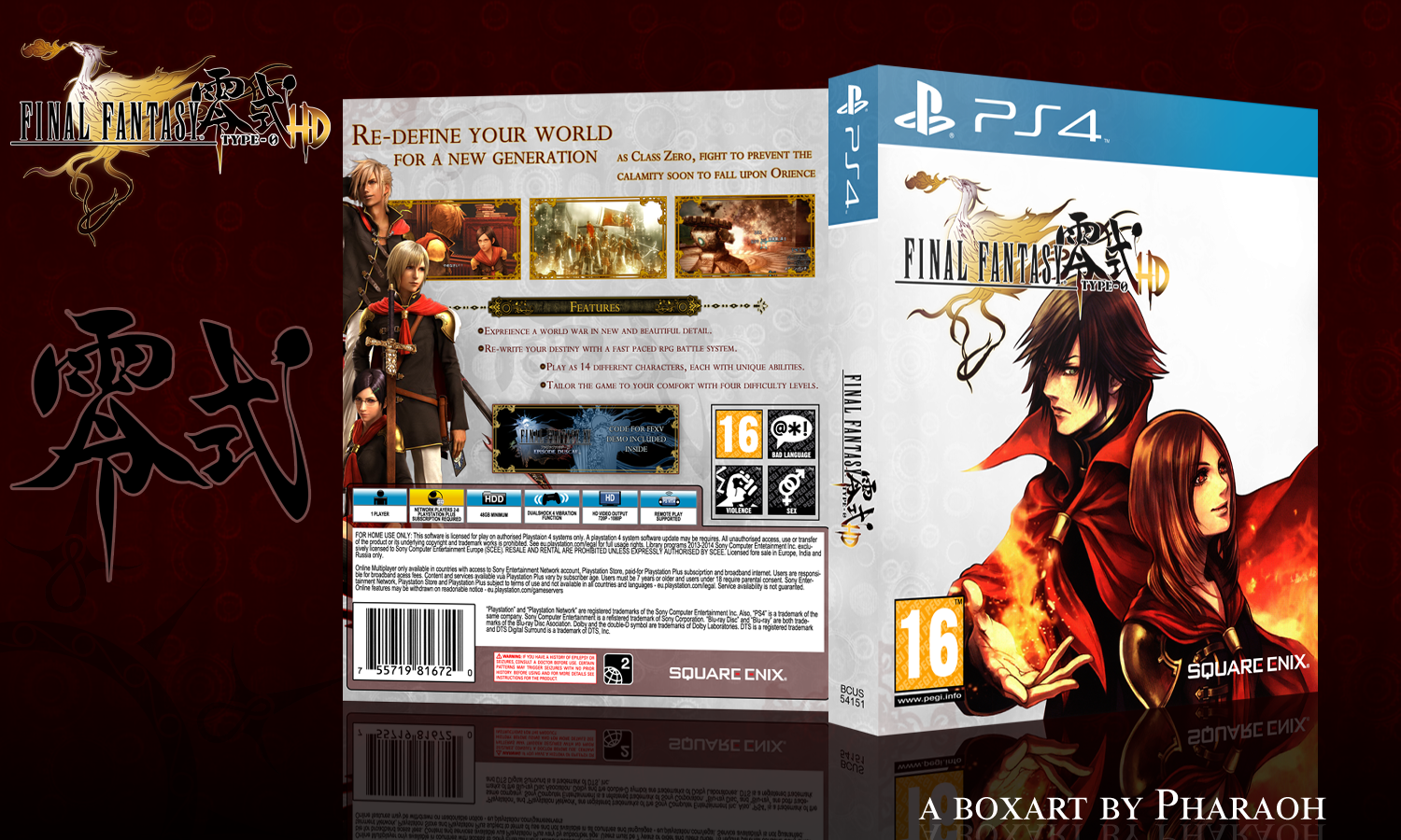 Final Fantasy Type-0 HD box cover