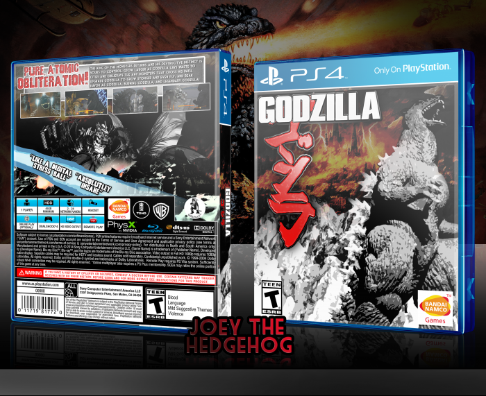 Godzilla box art cover