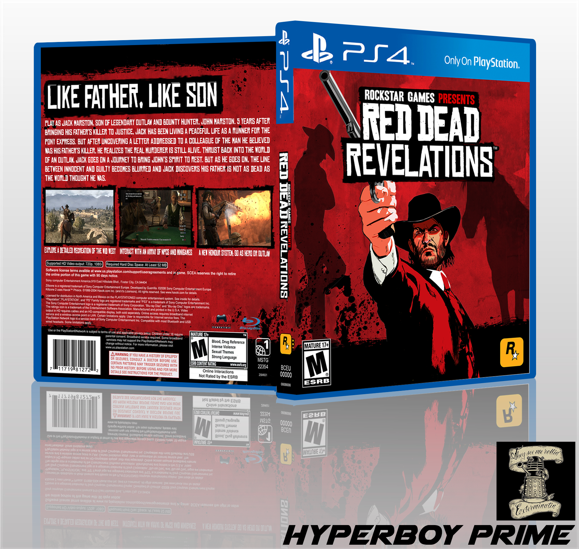 Red Dead Revelations box cover