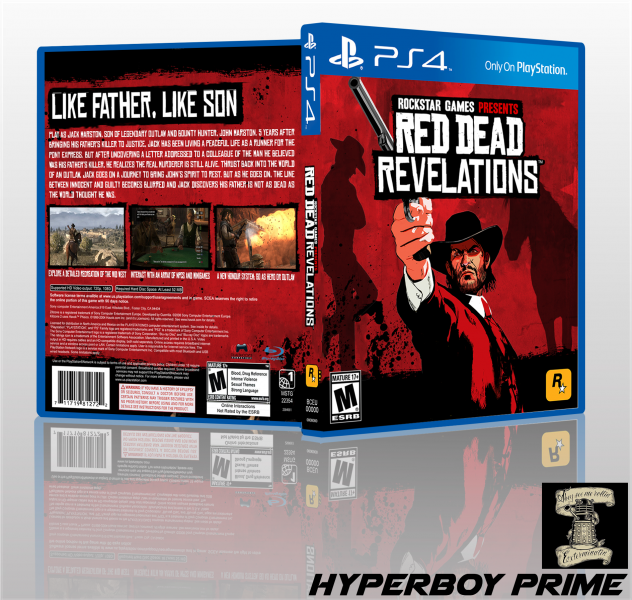 Red Dead Revelations box art cover