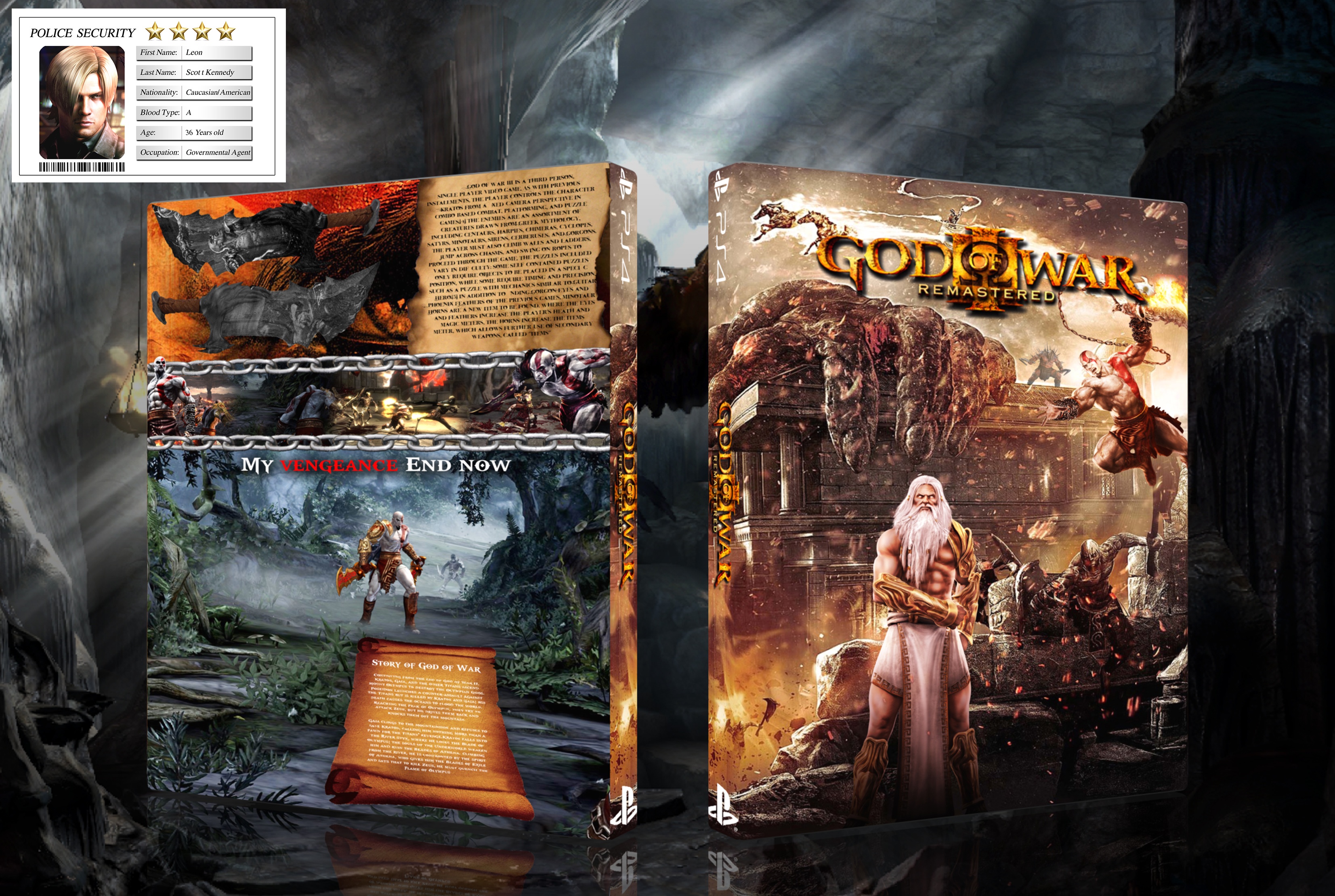 God of War III: Remastered box cover
