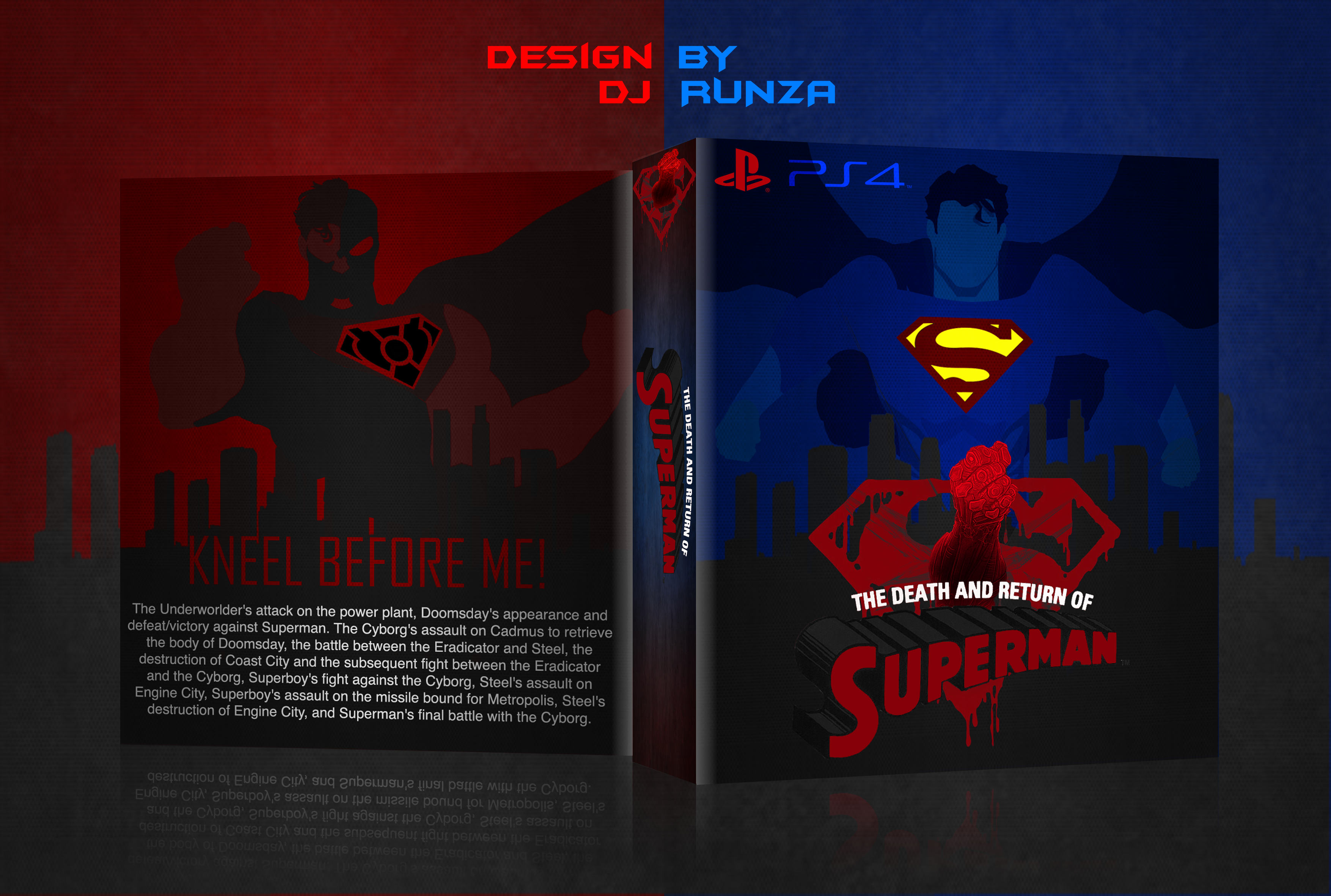 The Death And Return Of Superman box cover