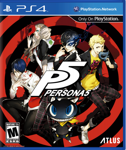 Persona 5 box art cover