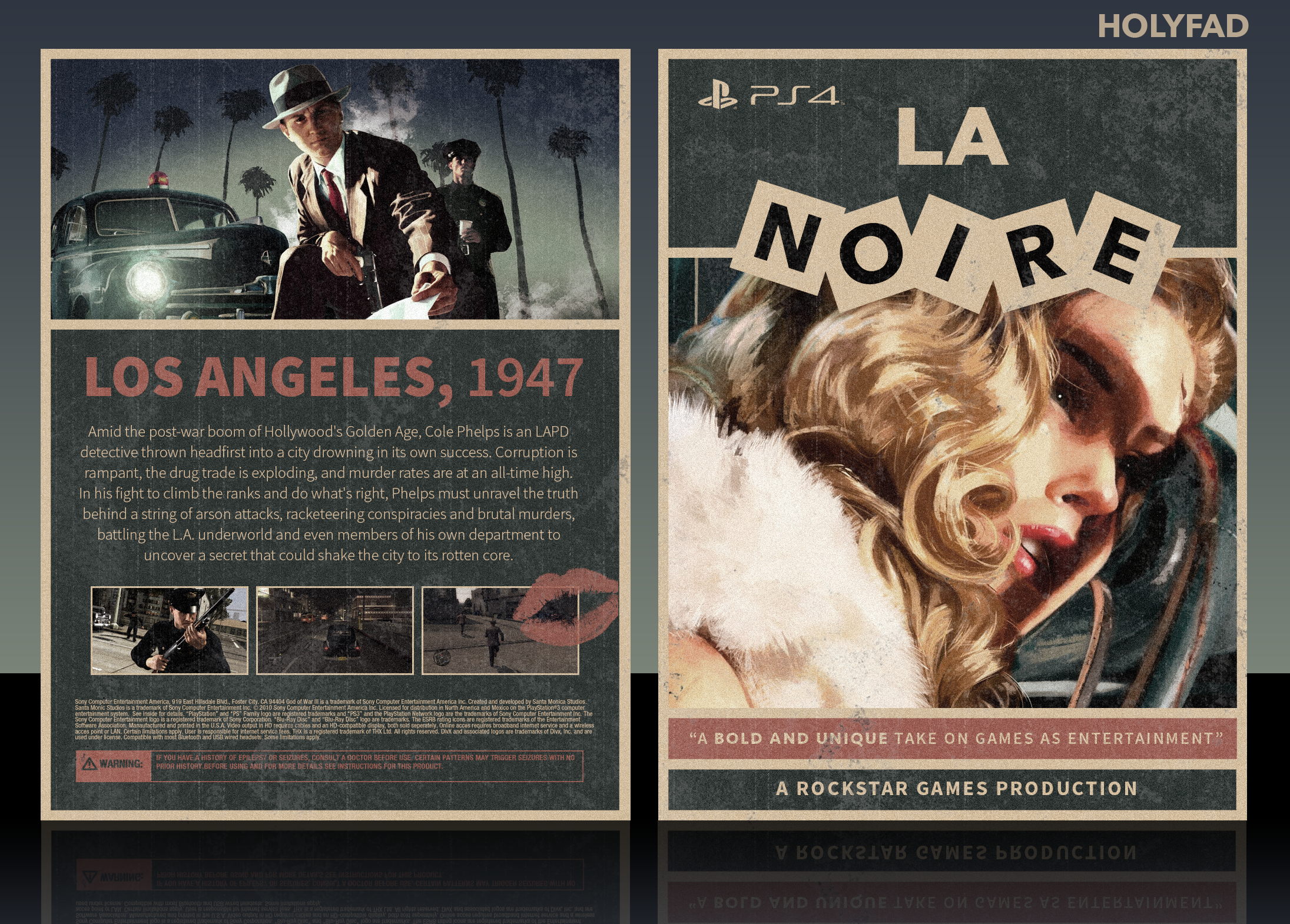 L.A. Noire box cover