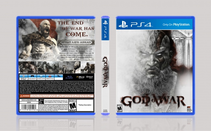 God Of War IV box art cover