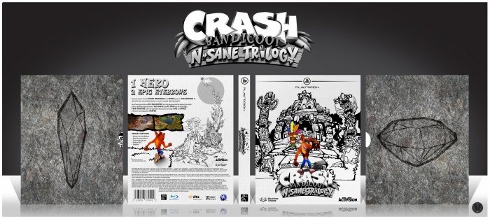 Crash Bandicoot: N. Sane Trilogy box art cover