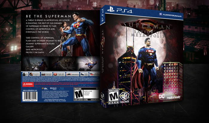 Superman: Savior of Metropolis box art cover