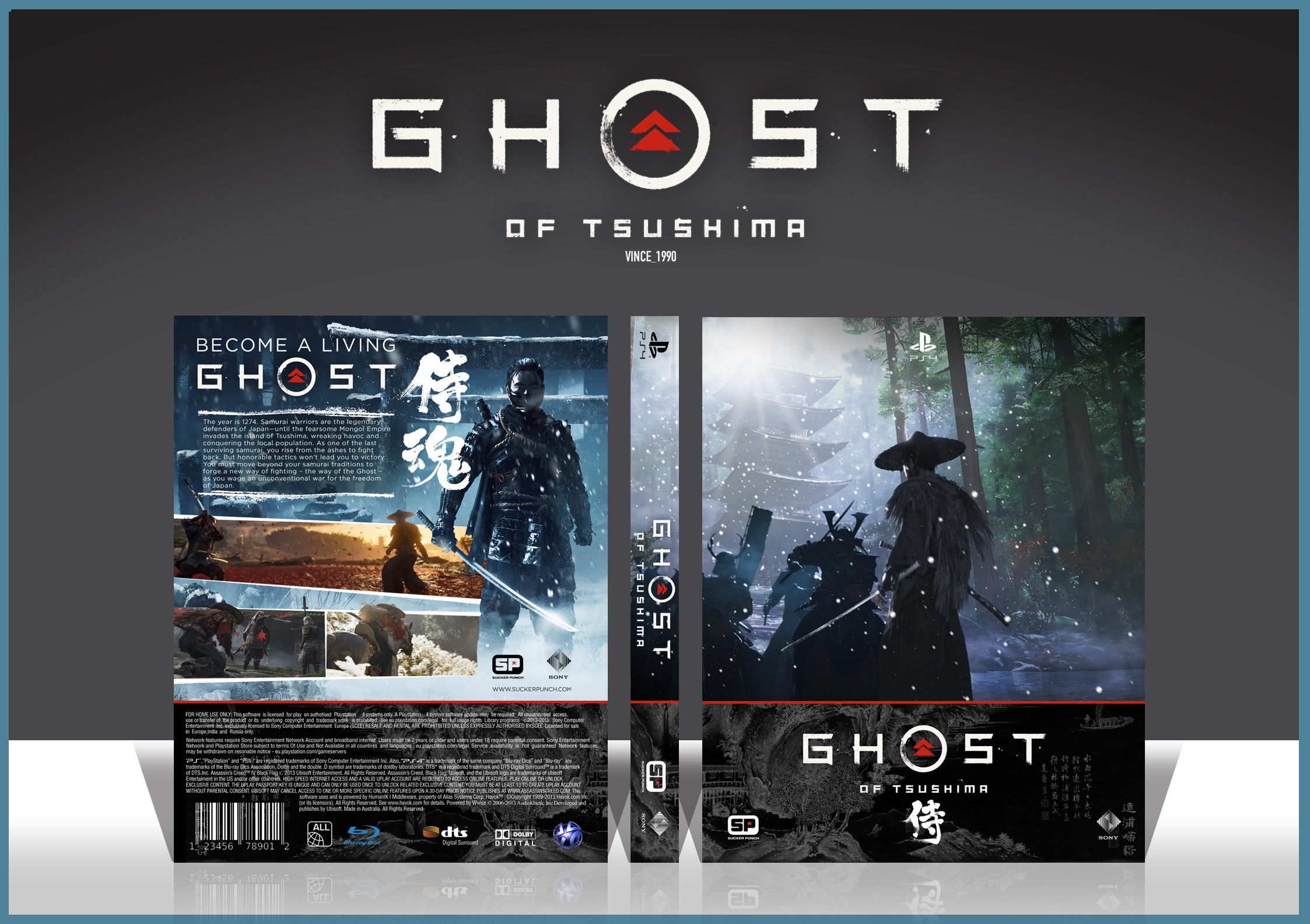 Ghost of Tsushima box cover
