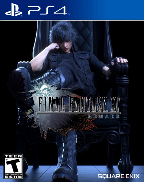 Final Fantasy XV Remake box cover